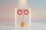 Blush Button Studs