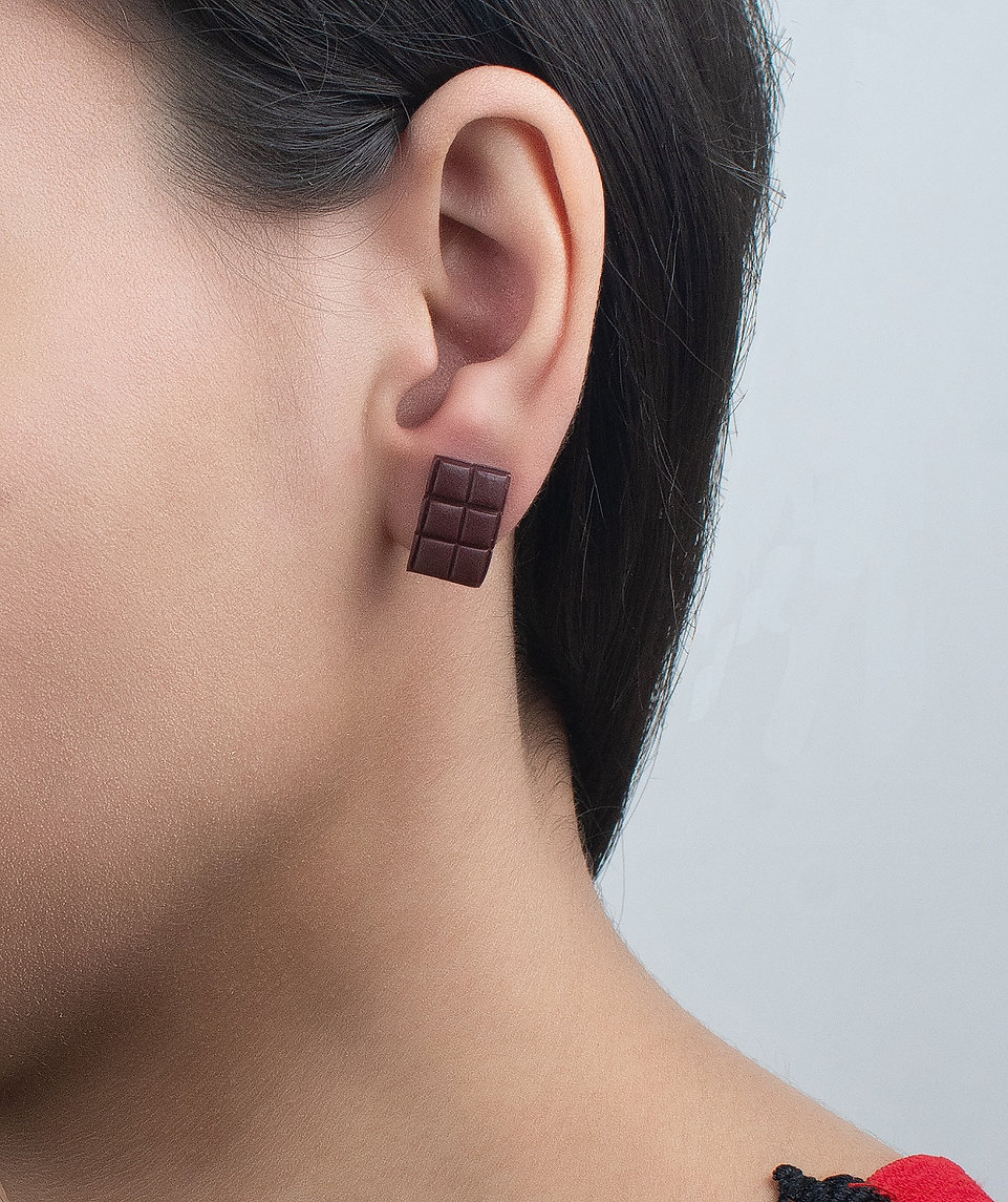 Brown Chocolate Studs - Image 3