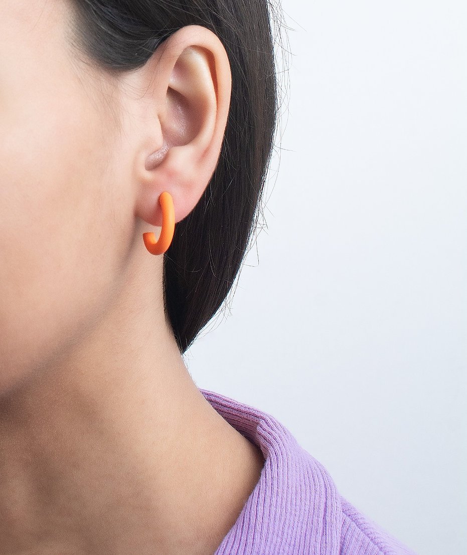 Tangerine Hoops - Image 3