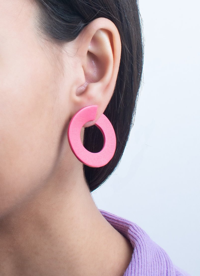 Blush Button Studs - Image 3