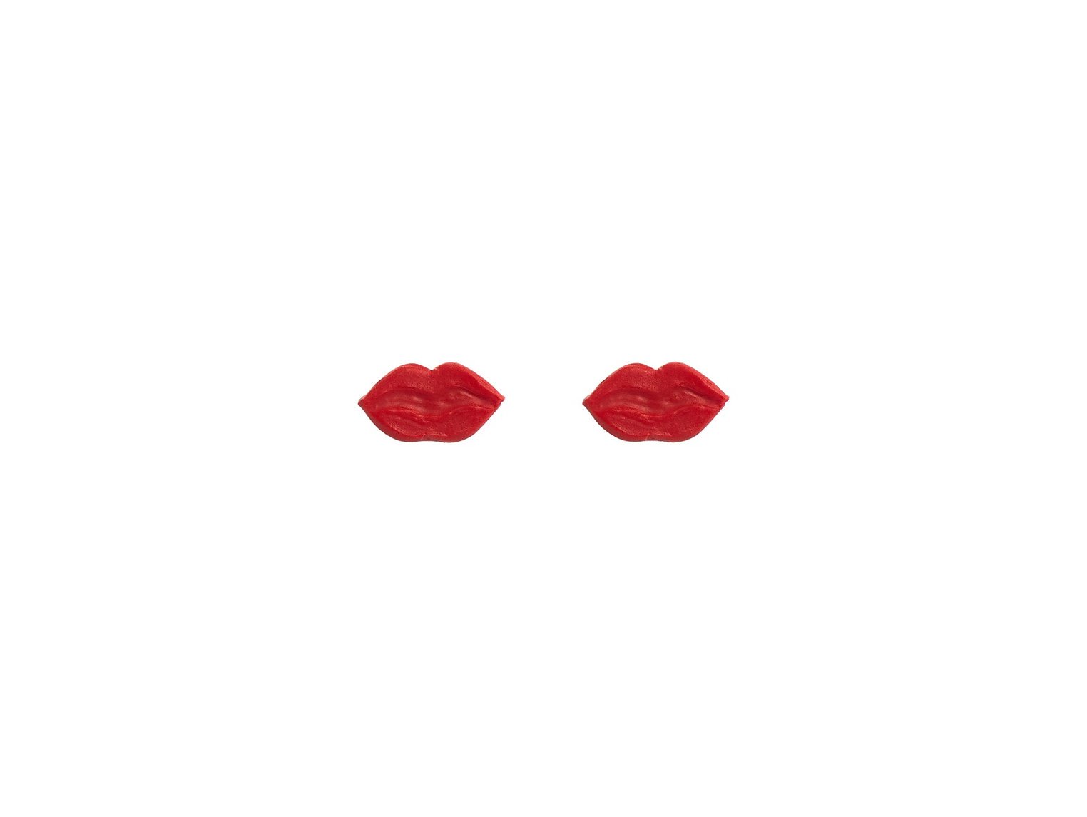Red Lips Studs - Image 2