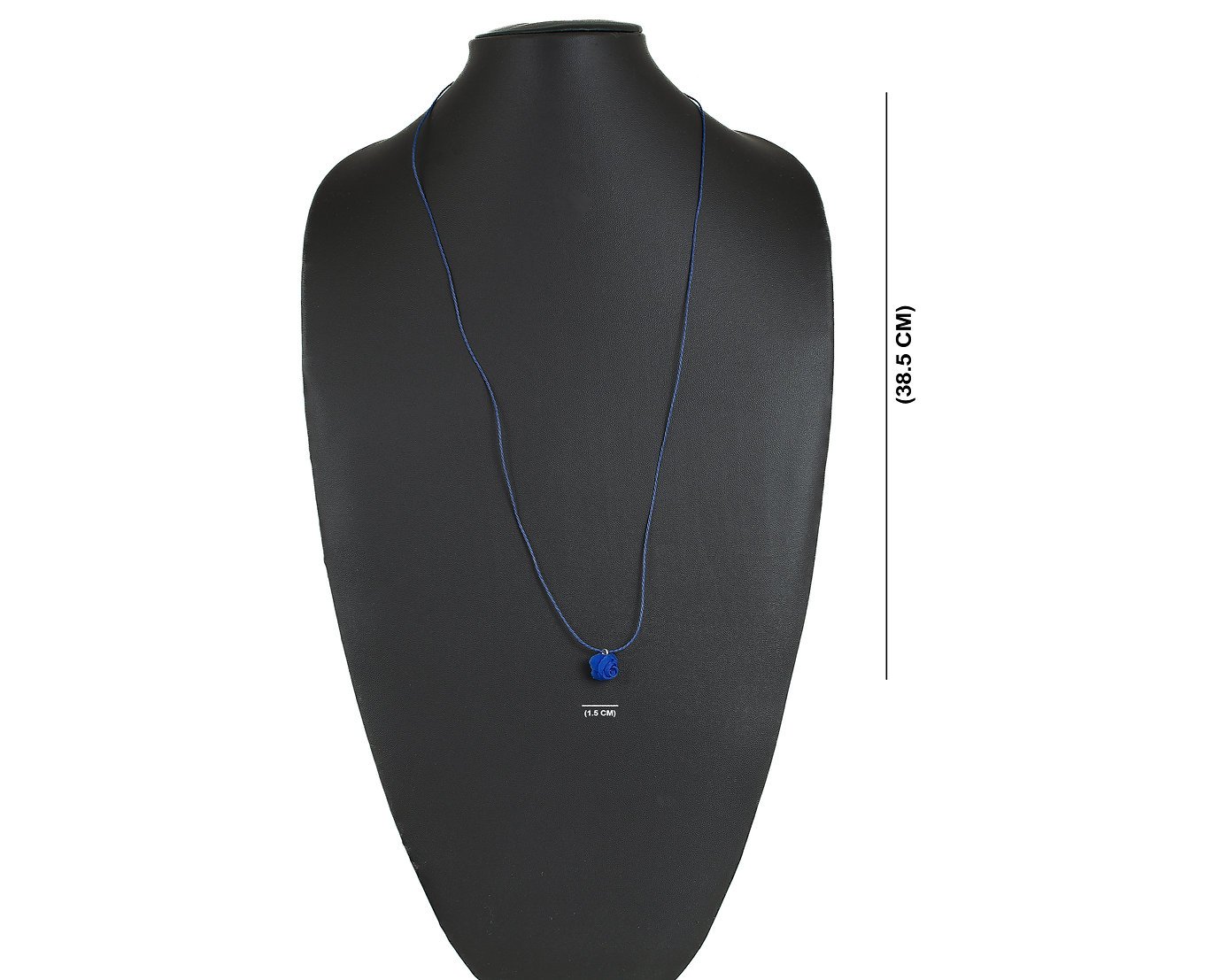Mini Blue Rose Pendant - Image 3