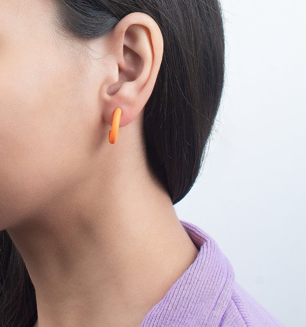 Tangerine Hoops - Image 4