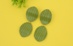 Textured Oval Dangles