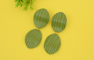 Textured Oval Dangles