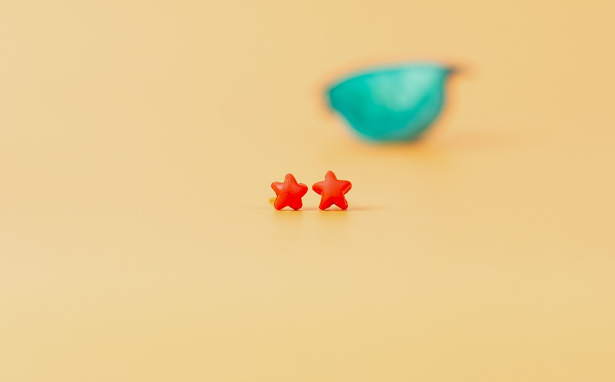 Mommy & Me Red Star Studs - Image 2