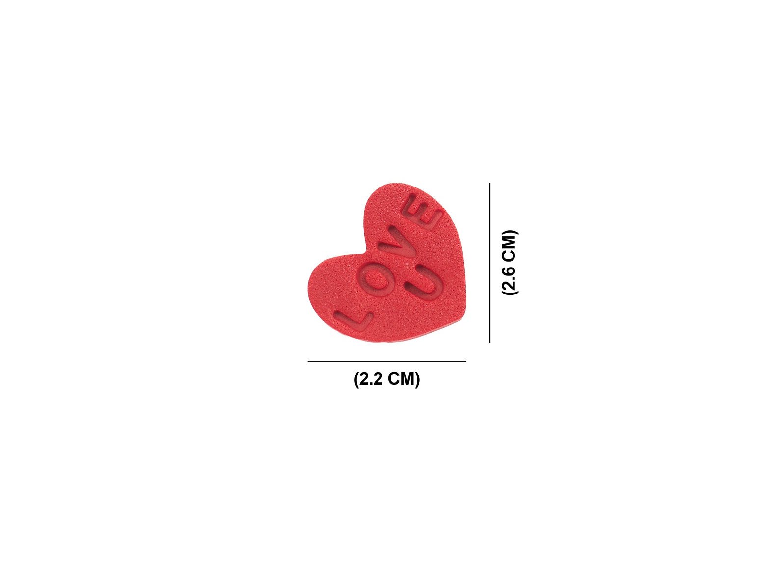 Love You Heart Studs - Image 4