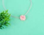 Mini Light Pink Rose Pendant
