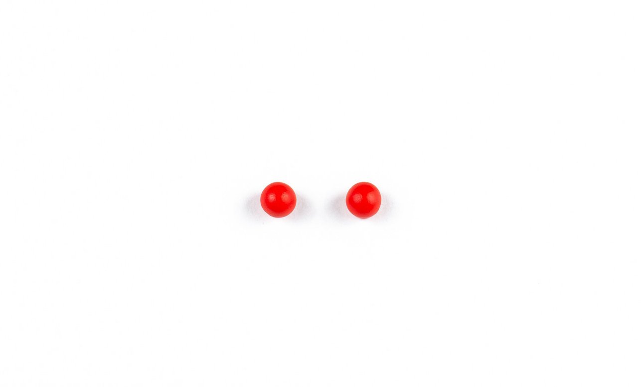 Mommy & Me Red Ball Studs - Image 3