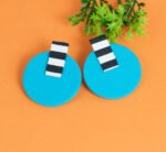 Turquoise and Monochrome Studs