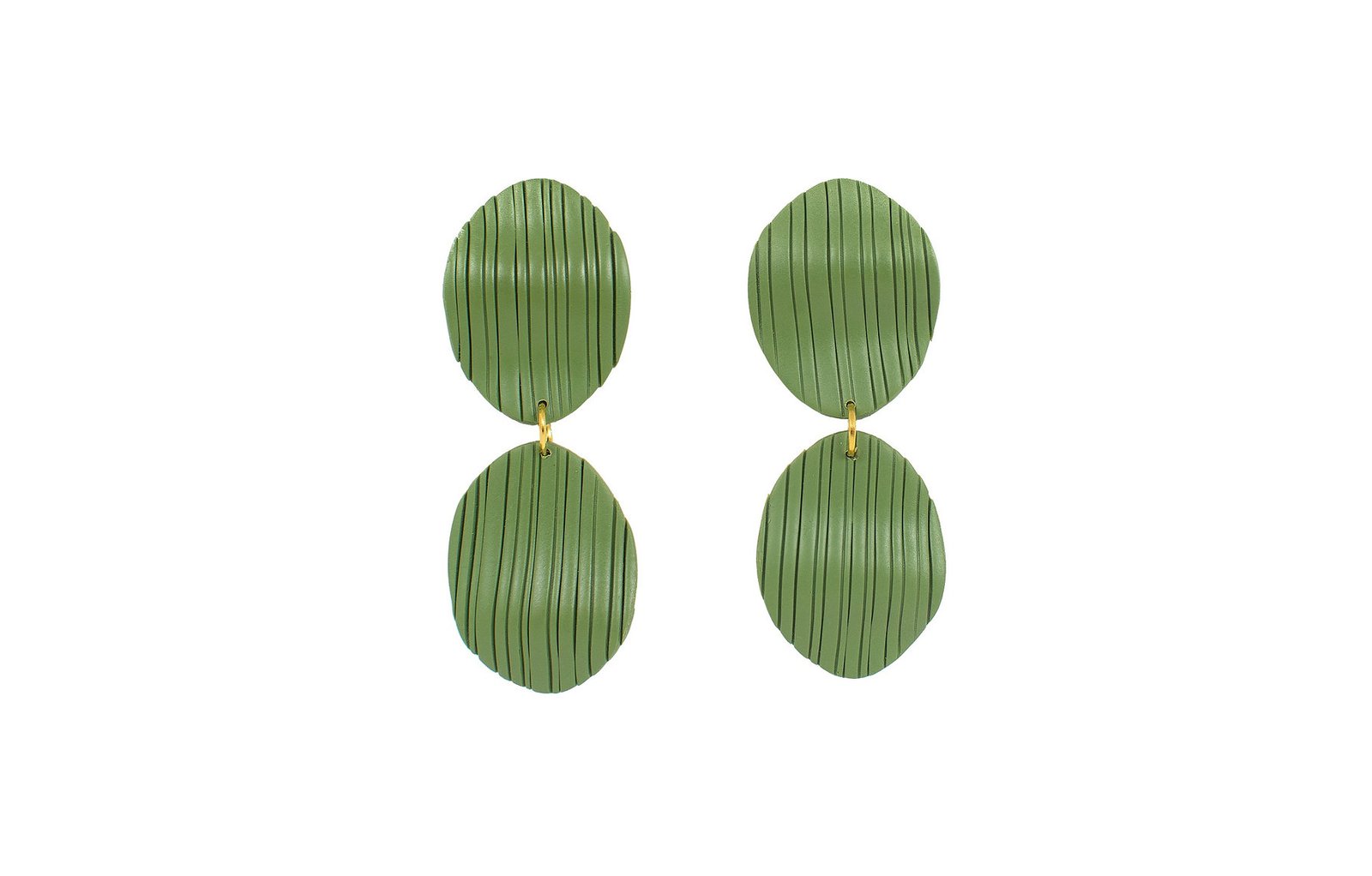 Textured Oval Dangles - Image 2