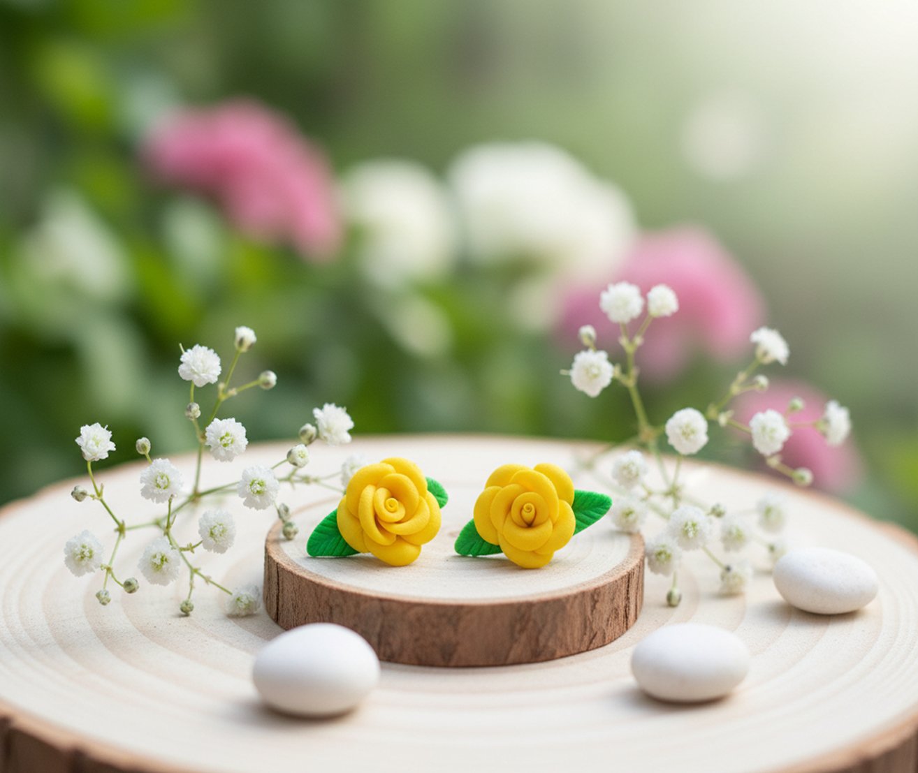 mini-yellow-rose-studs-with-leaves-2