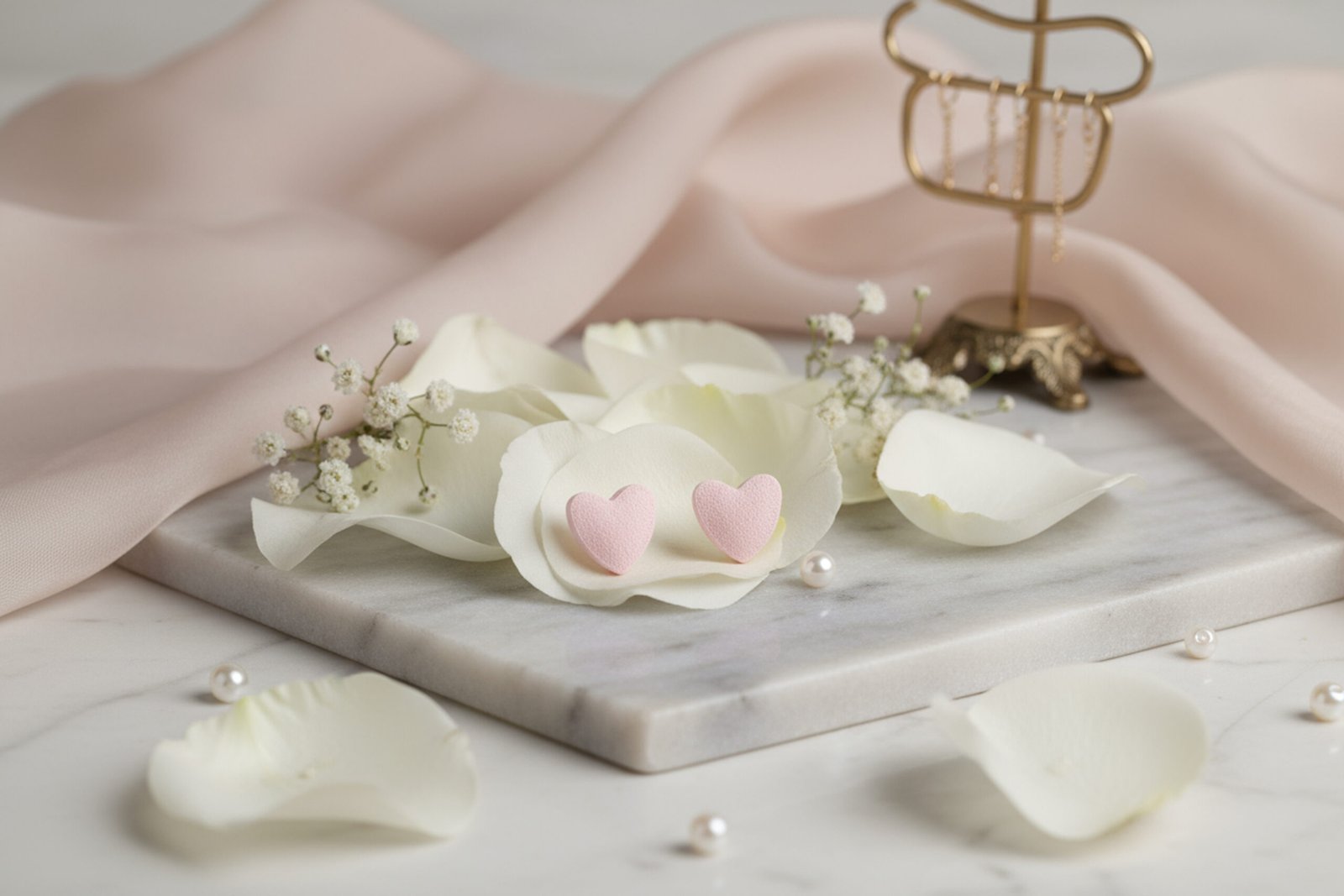 puffy-pink-textured-heart-studs