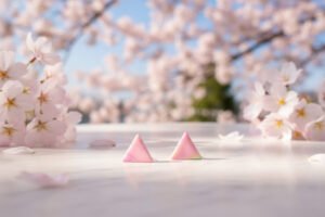 Colorful Triangle Studs
